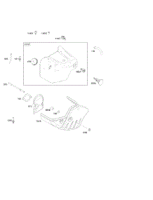 Blower Housing / Shrouds parts for Briggs & Stratton Engine 20M114-0140-E1 from AppliancePartsPros.com
