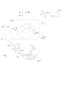 Blower Housing / Shrouds parts for Briggs & Stratton Engine 20X314-0110-E1 from AppliancePartsPros.com