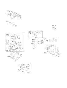 Controls, Governor Spring parts for Briggs & Stratton Engine 210317-0191-B1 from AppliancePartsPros.com