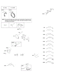 Alternator, Ignition parts for Briggs & Stratton Engine 210332-0156-B1 from AppliancePartsPros.com