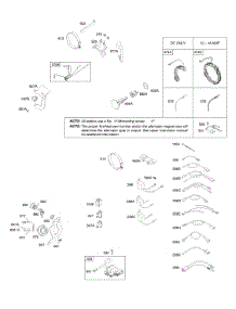 Alternator, Ignition parts for Briggs & Stratton Engine 210412-0124-E1 from AppliancePartsPros.com