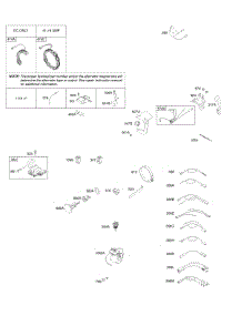 Alternator, Ignition parts for Briggs & Stratton Engine 212317-0131-E9 from AppliancePartsPros.com