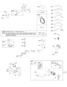 Alternator, Electric Starter, Ignition parts for Briggs & Stratton Engine 212412-0123-E1 from AppliancePartsPros.com