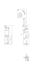 Cams, Crankshaft, Oil, Piston parts for Briggs & Stratton Engine 212707-0050-E1 from AppliancePartsPros.com