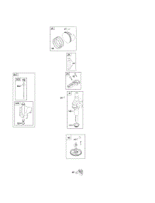 Cams, Crankshaft, Oil, Piston parts for Briggs & Stratton Engine 212802-0110-E1 from AppliancePartsPros.com