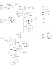 Controls, Fuel Supply, Governor Spring, Ignition parts for Briggs & Stratton Engine 212907-0025-E1 from AppliancePartsPros.com