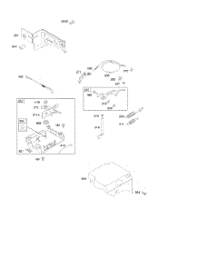 Controls, Governor Spring parts for Briggs & Stratton Engine 213432-0110-B9 from AppliancePartsPros.com