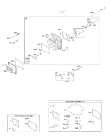 Head, Kit / Gasket Sets - Engine, Kit / Gasket Sets - Valve parts for Briggs & Stratton Engine 214907-0272-E1 from AppliancePartsPros.com