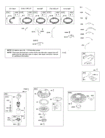Alternator, Controls, Electric Starter, Governor Spring, Ignition parts for Briggs & Stratton Engine 215802-0138-B1 from AppliancePartsPros.com