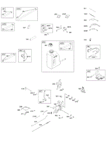 Controls, Fuel Supply, Ignition parts for Briggs & Stratton Engine 215902-0020-B9 from AppliancePartsPros.com