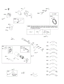 Alternator, Electric Starter, Ignition parts for Briggs & Stratton Engine 216315-0111-B1 from AppliancePartsPros.com