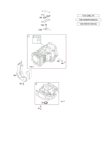 Cylinder, Engine Sump parts for Briggs & Stratton Engine 216802-0108-E1 from AppliancePartsPros.com