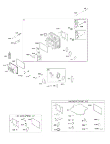 Cylinder Head, Gasket Set - Engine, Gasket Set - Valve, Intake Manifold, Valves parts for Briggs & Stratton Engine 217802-4145-B1 from AppliancePartsPros.com