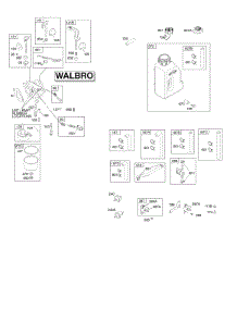 Fuel Supply parts for Briggs & Stratton Engine 217807-1209-B1 from AppliancePartsPros.com
