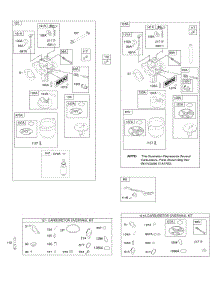 Carburetor, Kit Carburetor Overhaul parts for Briggs & Stratton Engine 217877-0111-B1 from AppliancePartsPros.com