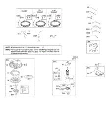 Alternator, Electric Starter, Ignition, Rewind Starter parts for Briggs & Stratton Engine 219707-0301-B1 from AppliancePartsPros.com