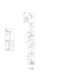 Camshaft, Crankshaft, Lubrication, Piston, Rings, Connecting Rod, Valves parts for Briggs & Stratton Engine 219707-0313-E1 from AppliancePartsPros.com