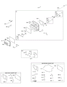 Cylinder Head, Gasket Set - Engine, Gasket Set - Valve, Valves parts for Briggs & Stratton Engine 21A707-0260-E1 from AppliancePartsPros.com