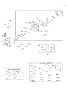 Cylinder Head, Gasket Set - Engine, Gasket Set - Valve, Intake Manifold, Valves parts for Briggs & Stratton Engine 21A807-0118-B1 from AppliancePartsPros.com