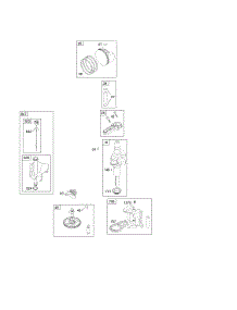 Camshaft, Crankshaft, Lubrication, Piston, Rings, Connecting Rod parts for Briggs & Stratton Engine 21A807-0166-B1 from AppliancePartsPros.com
