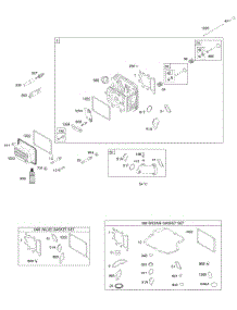 Cylinder Head, Gasket Set - Engine, Gasket Set - Valve, Intake Manifold parts for Briggs & Stratton Engine 21A977-0173-B1 from AppliancePartsPros.com