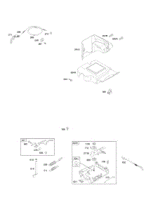 Controls, Governor Spring parts for Briggs & Stratton Engine 21B414-0739-E1 from AppliancePartsPros.com