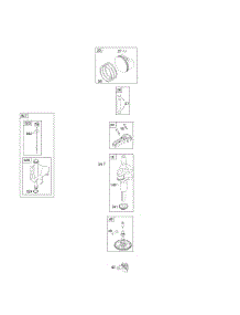 Camshaft, Crankshaft, Lubrication, Piston, Rings, Connecting Rod parts for Briggs & Stratton Engine 21B707-0453-E1 from AppliancePartsPros.com