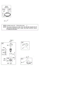 Alternator, Electric Starter, Ignition parts for Briggs & Stratton Engine 21B707-0505-E1 from AppliancePartsPros.com