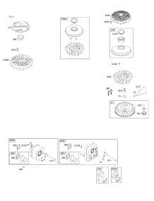 Exhaust System, Flywheel parts for Briggs & Stratton Engine 21B807-0114-B1 from AppliancePartsPros.com