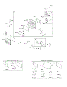 Cylinder Head, Gasket Set - Engine, Gasket Set - Valve, Intake Manifold, Valves parts for Briggs & Stratton Engine 21B807-0143-H1 from AppliancePartsPros.com