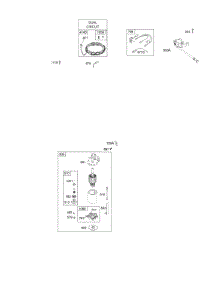 Alternator, Electric Starter, Ignition parts for Briggs & Stratton Engine 21D807-1546-G1 from AppliancePartsPros.com
