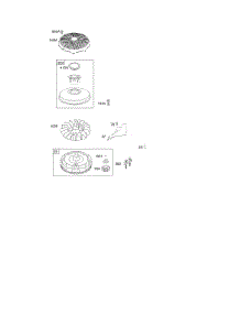 Flywheel parts for Briggs & Stratton Engine 21D807-1546-G1 from AppliancePartsPros.com