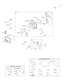 Cylinder Head, Gasket Set - Engine, Gasket Set - Valve, Intake Manifold, Valves parts for Briggs & Stratton Engine 21D807-1546-G5 from AppliancePartsPros.com