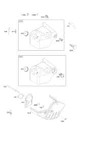 Blower Housing / Shrouds parts for Briggs & Stratton Engine 21M114-0370-E2 from AppliancePartsPros.com