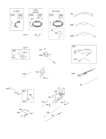 Alternator, Controls, Governor Spring, Ignition parts for Briggs & Stratton Engine 21R502-0002-H1 from AppliancePartsPros.com