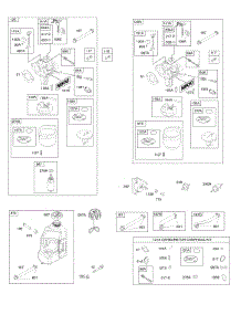 Carburetor, Fuel Supply, Kit - Carburetor Overhaul parts for Briggs & Stratton Engine 21R507-0009-H1 from AppliancePartsPros.com