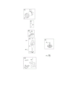 Camshaft, Crankshaft, Counter Weight, Piston, Rings, Connecting Rod parts for Briggs & Stratton Engine 21R607-0001-H1 from AppliancePartsPros.com