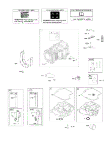 Cylinder, Engine Sump, Lubrication, Oil Fill parts for Briggs & Stratton Engine 21R607-0001-H1 from AppliancePartsPros.com