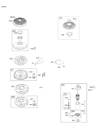 Electric & Rewind Starter, Flywheel parts for Briggs & Stratton Engine 21R807-0048-F1 from AppliancePartsPros.com