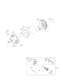 Electric Starter, Gear Reduction parts for Briggs & Stratton Engine 21S132-0034-F1 from AppliancePartsPros.com