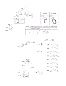 Alternator, Ignition parts for Briggs & Stratton Engine 21S137-0041-F1 from AppliancePartsPros.com