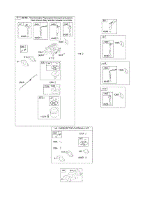 Carburetor, Kit - Carburetor Overhaul parts for Briggs & Stratton Engine 21S232-1063-F1 from AppliancePartsPros.com