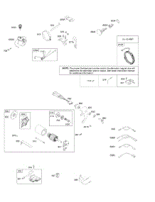 Electrical Starter, Ignition parts for Briggs & Stratton Engine 21T212-0116-G1 from AppliancePartsPros.com