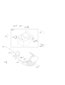 Blower Housing / Shrouds parts for Briggs & Stratton Engine 21Z314-0110-E1 from AppliancePartsPros.com