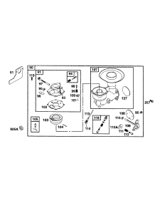 Carburetor Assy parts for Briggs & Stratton Engine 221431-0319-01 from AppliancePartsPros.com