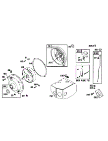 Gear Reducer Assy, Sno Gard parts for Briggs & Stratton Engine 221432-2137-01 from AppliancePartsPros.com