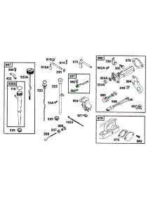Oil Fill, Oil Gard parts for Briggs & Stratton Engine 221435-4001-04 from AppliancePartsPros.com