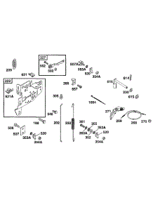 Controls parts for Briggs & Stratton Engine 222412-0633-01 from AppliancePartsPros.com