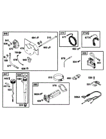 Switch Plate, Elect, Oil Grp parts for Briggs & Stratton Engine 226432-0110-99 from AppliancePartsPros.com