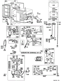 Carb Assy,Fuel Tank, A / C parts for Briggs & Stratton Engine 231431-0124-99 from AppliancePartsPros.com